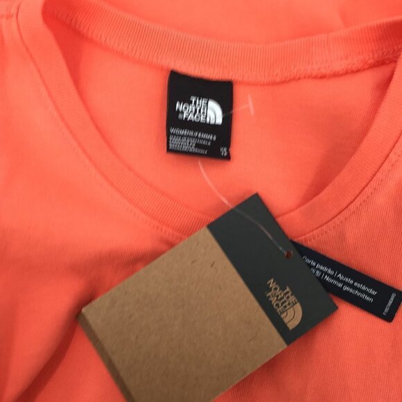 The North face Woodmont dress knit Miami Orange knit hiking casual new XS - Picture 5 of 5